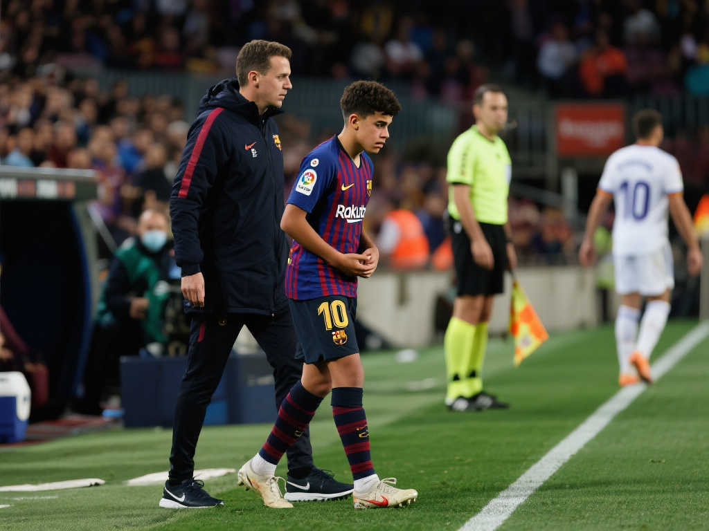 亚马尔中场离场如厕,巴萨10分钟少人作战 亚马尔中场离场如厕,巴萨10分钟少人作战